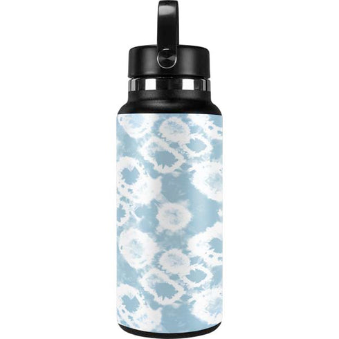 Blue Tie Dye Hydro Flask 32oz Wide Mouth Skin